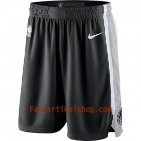 NBA San Antonio Spurs Herren Shorts Schwarz 2018-19 Nike Swingman